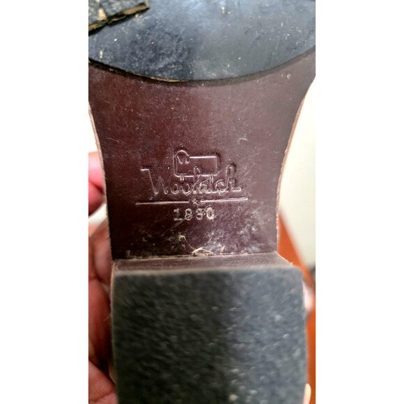 Woolrich Women's Y2k 80sBrown Suede Gladiator Block Heel Sandals Lace-Up & Zippe - Picture 8 of 9